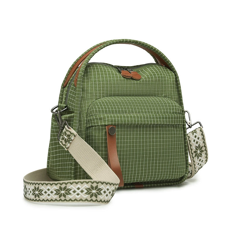 Women's Lightweight Mini Crossbody Bag with Adjustable Wide Strap