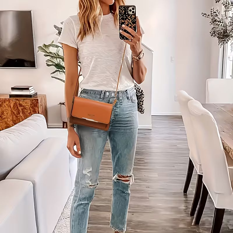Elegant Everyday Crossbody Bag with Adjustable Strap