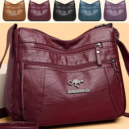 🔥 FLASH SALE: 50% OFF! ✨Women's Leather Crossbody Bag – Versatile Multi-Function Purse for Everyday Use