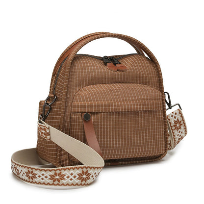 Women's Lightweight Mini Crossbody Bag with Adjustable Wide Strap